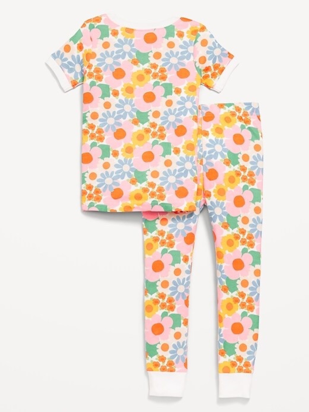 Old Navy Snug Fit Pajamas Short Sleeve Size 4T Floral Print